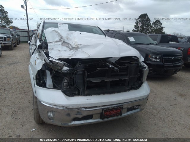 1C6RR6NT8ES229385 - 2014 RAM 1500 LARAMIE WHITE photo 6