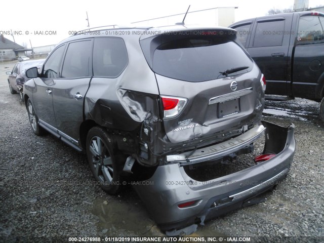 5N1AR2MN5DC668842 - 2013 NISSAN PATHFINDER S/SV/SL/PLATINUM TAN photo 3