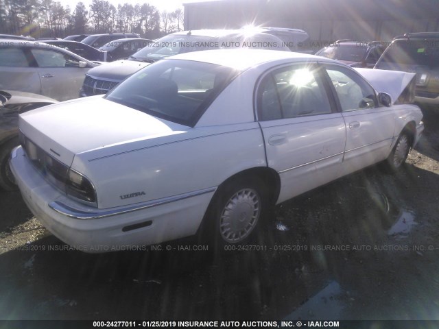 1G4CU5218W4614344 - 1998 BUICK PARK AVENUE ULTRA WHITE photo 4