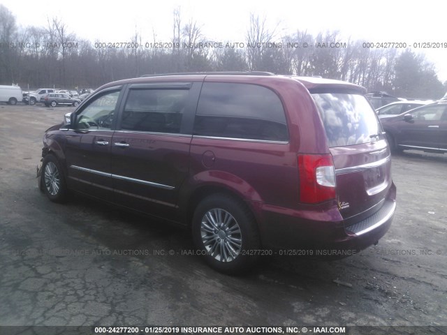 2C4RC1CGXFR506432 - 2015 CHRYSLER TOWN & COUNTRY TOURING L RED photo 3