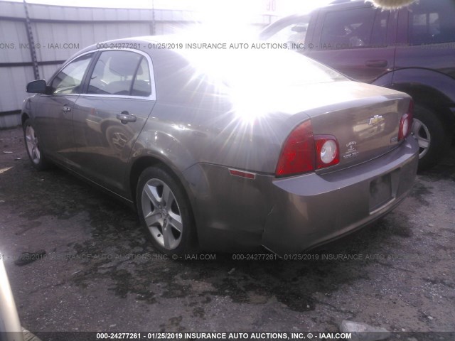 1G1ZA5EU4BF253862 - 2011 CHEVROLET MALIBU LS TAN photo 3