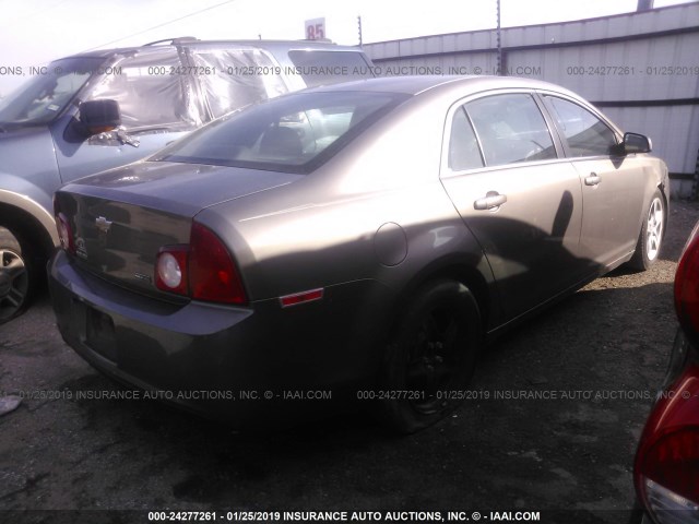 1G1ZA5EU4BF253862 - 2011 CHEVROLET MALIBU LS TAN photo 4