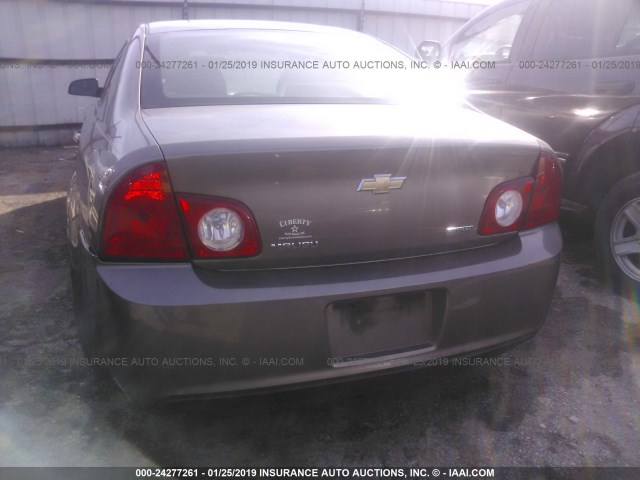 1G1ZA5EU4BF253862 - 2011 CHEVROLET MALIBU LS TAN photo 6