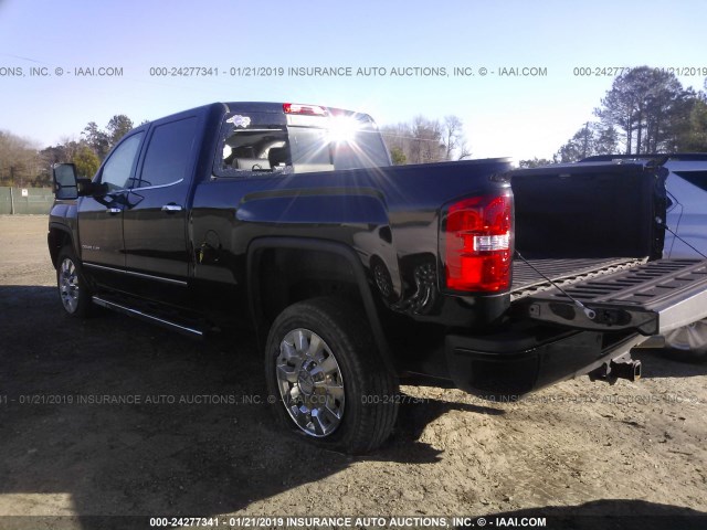 1GT12UE88GF215413 - 2016 GMC SIERRA K2500 DENALI BLACK photo 3