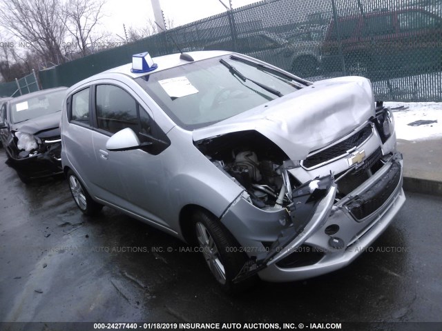 KL8CB6S93FC737859 - 2015 CHEVROLET SPARK LS SILVER photo 1