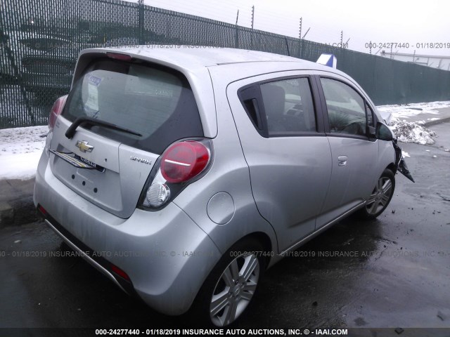 KL8CB6S93FC737859 - 2015 CHEVROLET SPARK LS SILVER photo 4