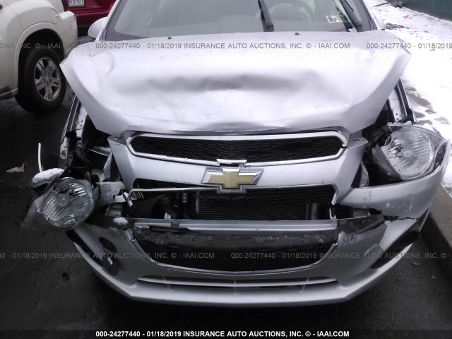 KL8CB6S93FC737859 - 2015 CHEVROLET SPARK LS SILVER photo 6