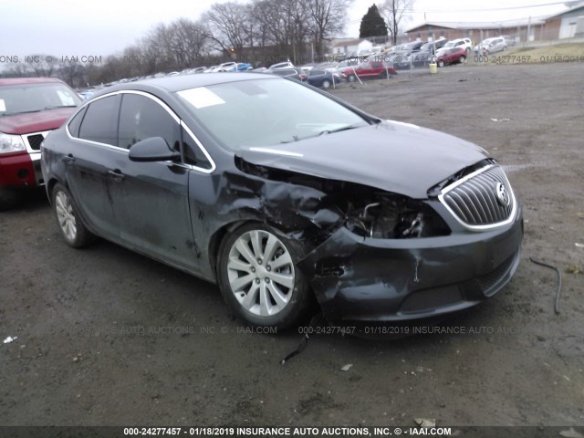 1G4PP5SK6F4212713 - 2015 BUICK VERANO GRAY photo 1