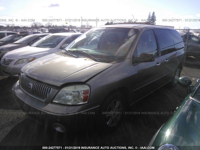 2MRZA20284BJ06229 - 2004 MERCURY MONTEREY GRAY photo 2