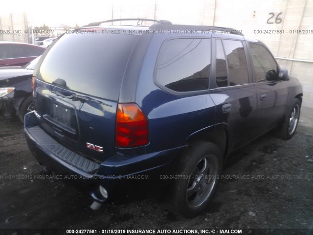 1GKDS13SX42424380 - 2004 GMC ENVOY BLUE photo 4