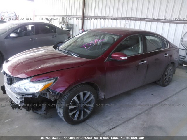 1N4AL3AP0HC120986 - 2017 NISSAN ALTIMA 2.5/S/SV/SL/SR RED photo 2