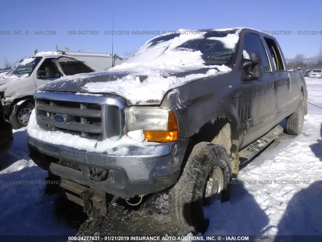 3FTSW31F71MA29005 - 2001 FORD F350 SRW SUPER DUTY GOLD photo 2