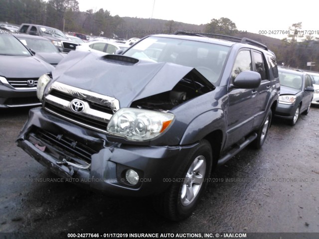 JTEBT14R18K005864 - 2008 TOYOTA 4RUNNER SR5/SPORT GRAY photo 2