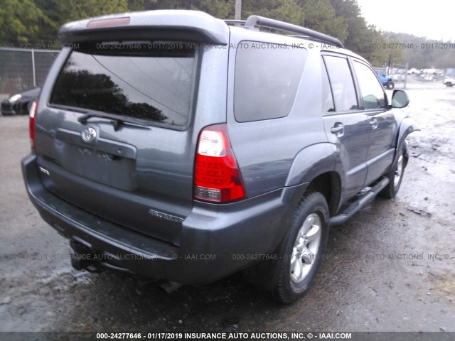 JTEBT14R18K005864 - 2008 TOYOTA 4RUNNER SR5/SPORT GRAY photo 4