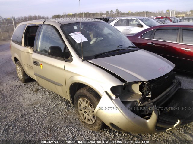 1D4GP24R36B516402 - 2006 DODGE GRAND CARAVAN SE GOLD photo 1