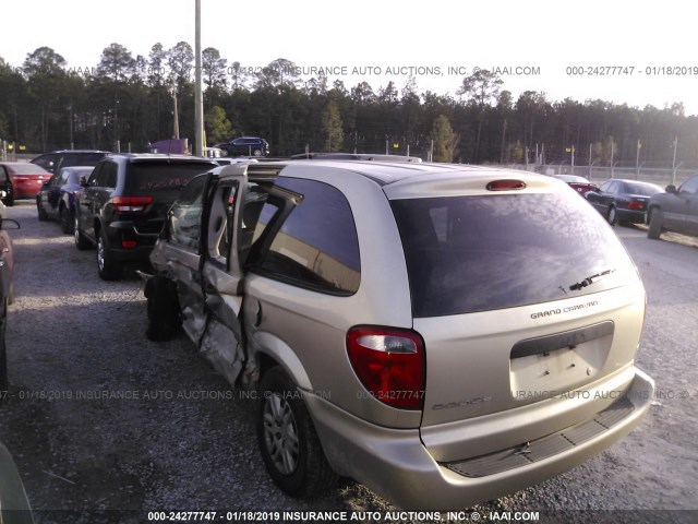 1D4GP24R36B516402 - 2006 DODGE GRAND CARAVAN SE GOLD photo 3