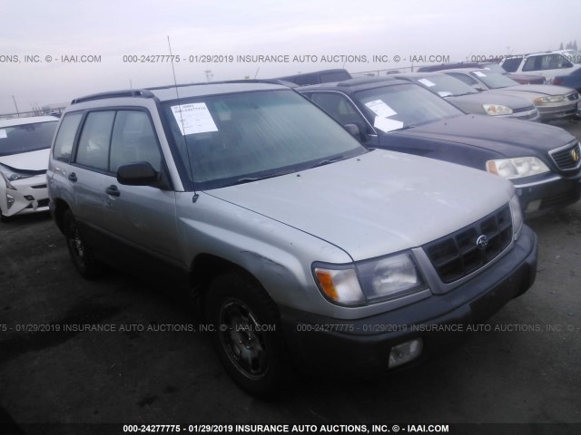 JF1SF6357XG747443 - 1999 SUBARU FORESTER L SILVER photo 1