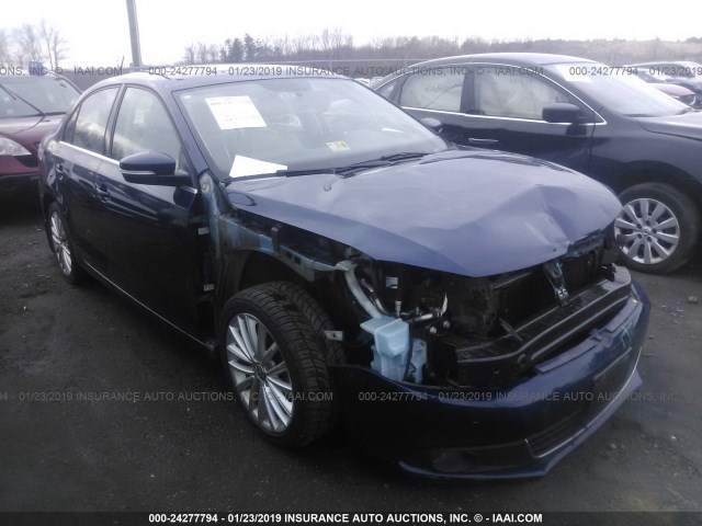 3VW3L7AJ5DM372437 - 2013 VOLKSWAGEN JETTA TDI Navy photo 1