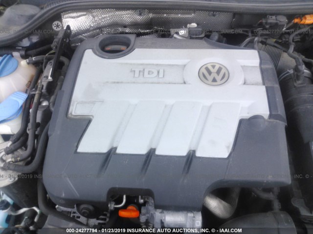 3VW3L7AJ5DM372437 - 2013 VOLKSWAGEN JETTA TDI Navy photo 10