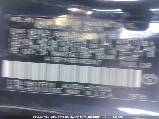 4T1BF1FK8EU809957 - 2014 TOYOTA CAMRY L/SE/LE/XLE 黑色 照片 9