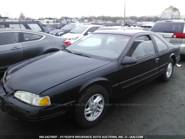 1FALP62W3TH148393 - 1996 FORD THUNDERBIRD LX GRAY photo 2