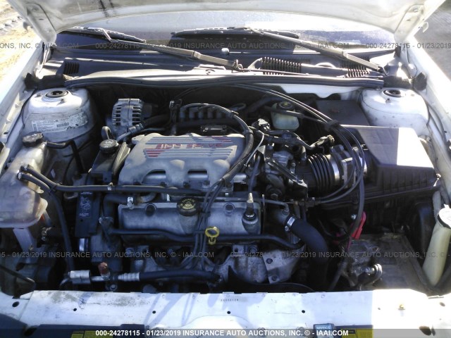 1G1NE52M7VY132517 - 1997 CHEVROLET MALIBU LS WHITE photo 10