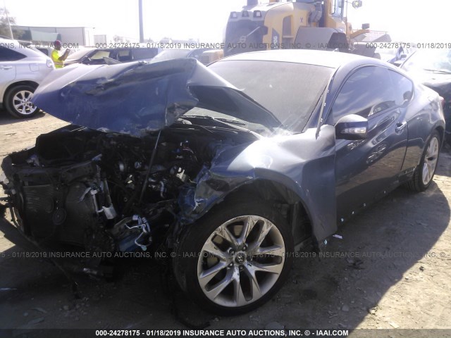 KMHHU6KJ4DU091204 - 2013 HYUNDAI GENESIS COUPE 3.8L GRAY photo 2