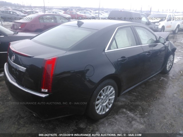 1G6DE5E51D0110391 - 2013 CADILLAC CTS LUXURY COLLECTION BLACK photo 4