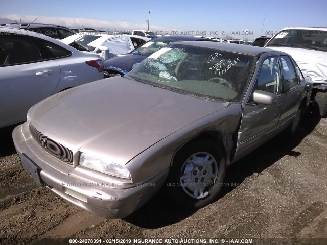 2G4WB52K0T1516606 - 1996 BUICK REGAL CUSTOM SILVER photo 2