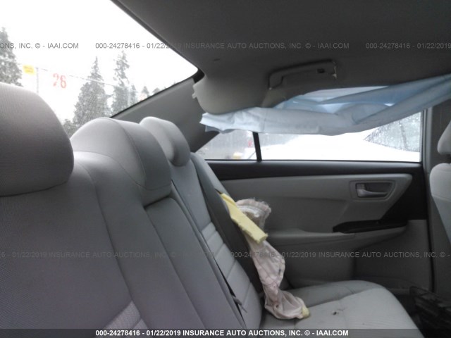 4T1BF1FK1HU410733 - 2017 TOYOTA CAMRY LE/XLE/SE/XSE GRAY photo 8
