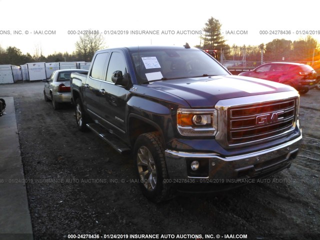 3GTU2VEC9FG213951 - 2015 GMC SIERRA K1500 SLT BLUE photo 1