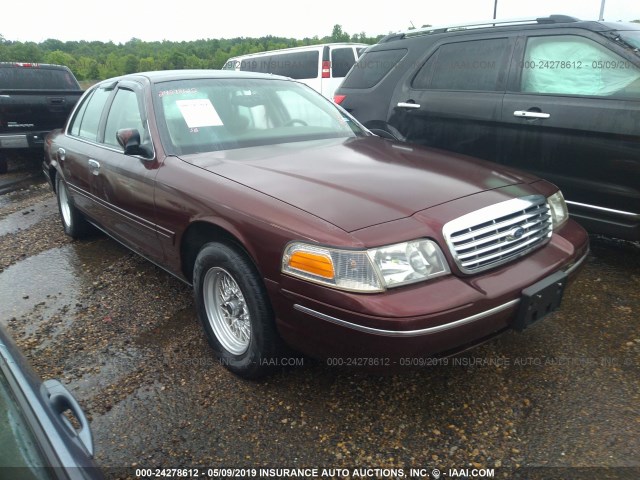 2FAFP74W21X134501 - 2001 FORD CROWN VICTORIA LX BURGUNDY photo 1