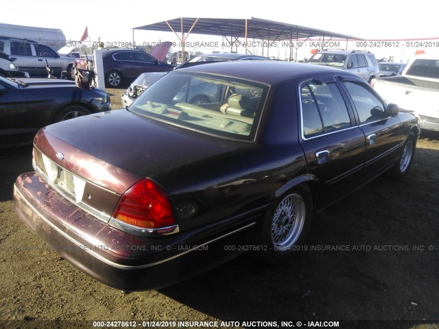 2FAFP74W21X134501 - 2001 FORD CROWN VICTORIA LX BURGUNDY photo 4