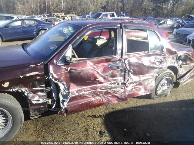 2FAFP74W21X134501 - 2001 FORD CROWN VICTORIA LX BURGUNDY photo 6