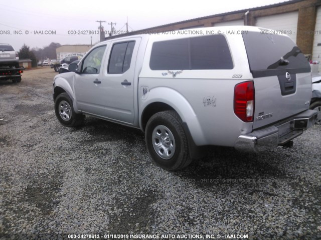 1N6AD0EV9CC434964 - 2012 NISSAN FRONTIER S/SV/SL/PRO-4X SILVER photo 3