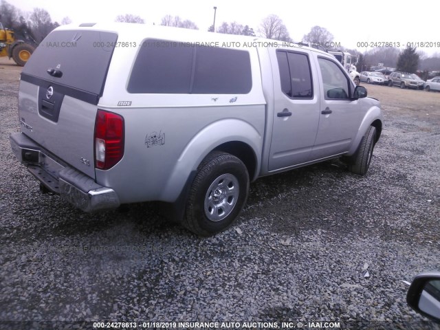 1N6AD0EV9CC434964 - 2012 NISSAN FRONTIER S/SV/SL/PRO-4X SILVER photo 4