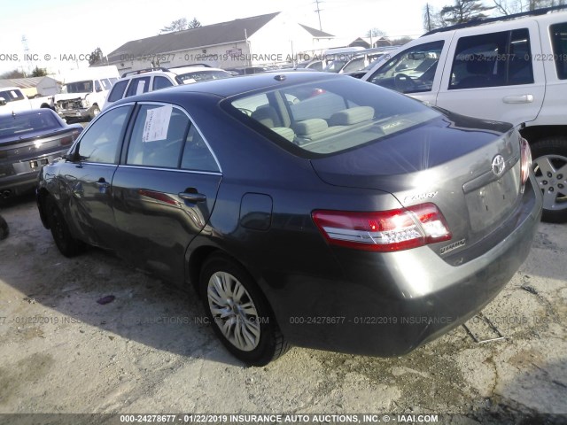 4T1BF3EK0BU590453 - 2011 TOYOTA CAMRY SE/LE/XLE 灰色 照片 3