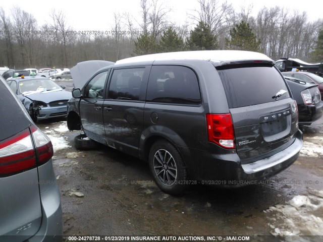 2C4RDGEG2JR341899 - 2018 DODGE GRAND CARAVAN GT 灰色 照片 3