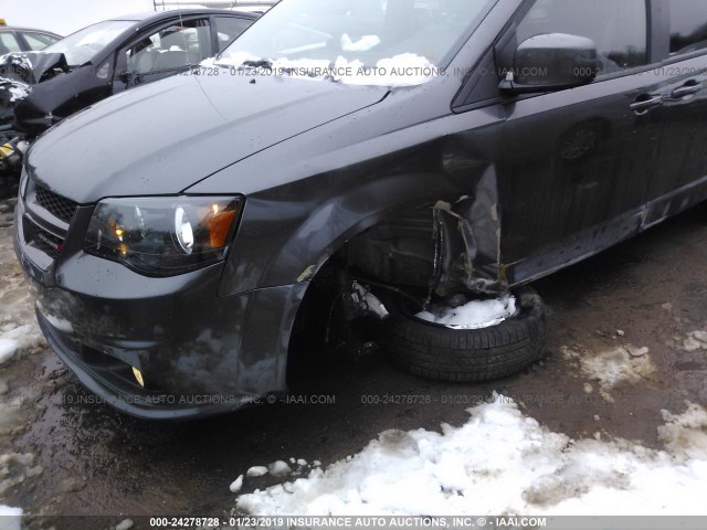 2C4RDGEG2JR341899 - 2018 DODGE GRAND CARAVAN GT 灰色 照片 6
