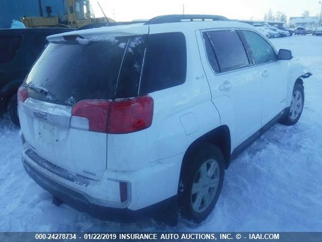 2GKFLTEK2G6312503 - 2016 GMC TERRAIN SLE WHITE photo 4