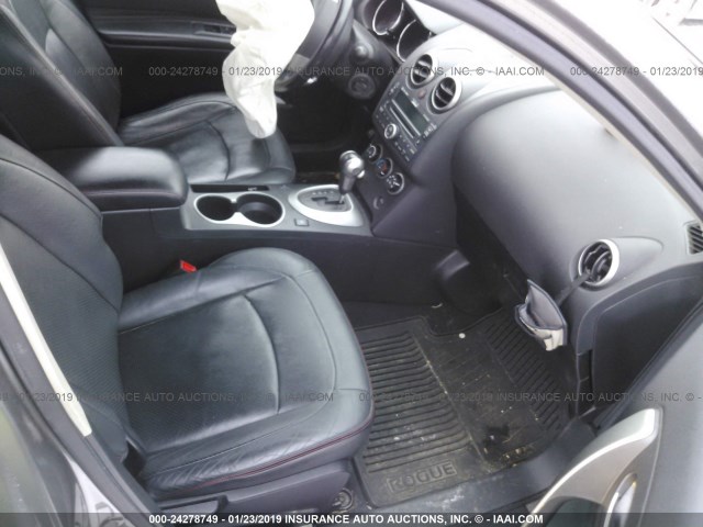 JN8AS58V49W438417 - 2009 NISSAN ROGUE GRAY photo 5