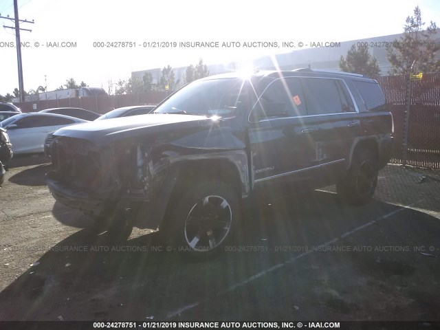 1GKS1CKJ2FR594550 - 2015 GMC YUKON DENALI BROWN photo 2