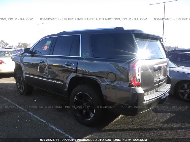 1GKS1CKJ2FR594550 - 2015 GMC YUKON DENALI BROWN photo 3