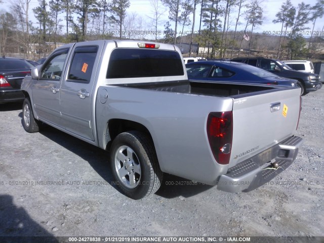 1GCDSCF91B8140534 - 2011 CHEVROLET COLORADO LT SILVER photo 3