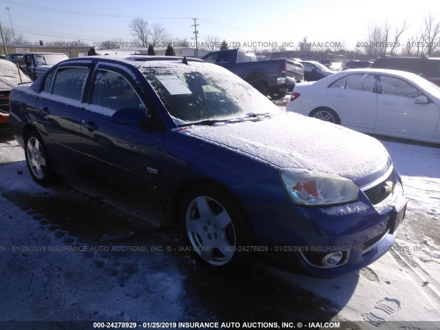 1G1ZW53196F261617 - 2006 CHEVROLET MALIBU SS 蓝色 照片 1
