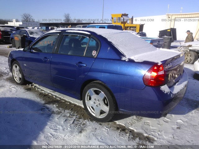 1G1ZW53196F261617 - 2006 CHEVROLET MALIBU SS 蓝色 照片 3