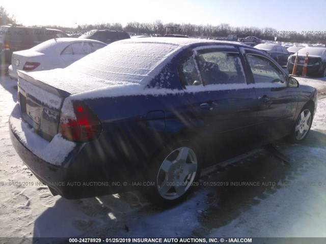 1G1ZW53196F261617 - 2006 CHEVROLET MALIBU SS 蓝色 照片 4