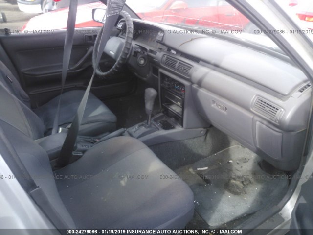 JT2SV24E7K3350621 - 1989 TOYOTA CAMRY SILVER photo 5