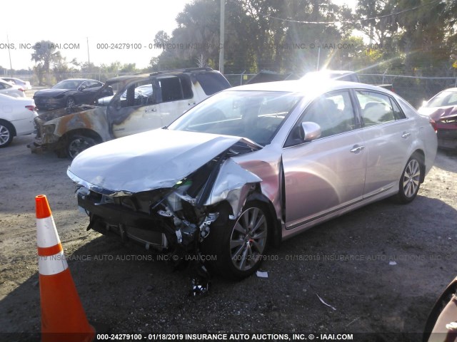 4T1BK3DB0CU471512 - 2012 TOYOTA AVALON LIMITED SILVER photo 2