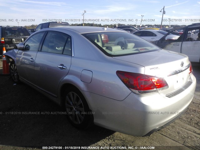 4T1BK3DB0CU471512 - 2012 TOYOTA AVALON LIMITED SILVER photo 3